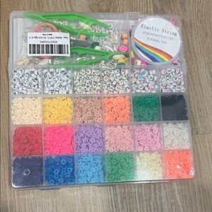 Colorful Bead Kit with Elastic String